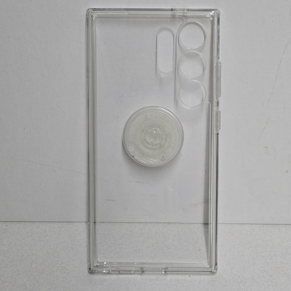 Spigen Samsung Galaxy Ultra 24 phone case clear with pop socket - Picture 3 of 12